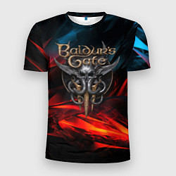 Мужская спорт-футболка Baldurs Gate 3 logo