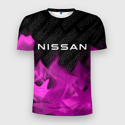 Мужская спорт-футболка Nissan pro racing: символ сверху