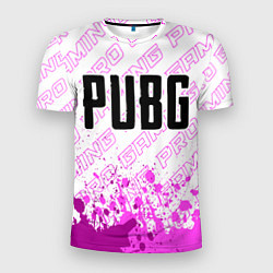 Мужская спорт-футболка PUBG pro gaming: символ сверху