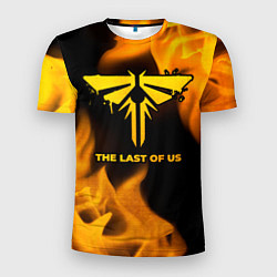 Мужская спорт-футболка The Last Of Us - gold gradient