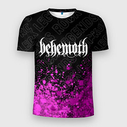 Футболка спортивная мужская Behemoth rock legends: символ сверху, цвет: 3D-принт
