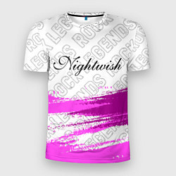 Мужская спорт-футболка Nightwish rock legends: символ сверху