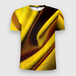Футболка спортивная мужская Желтая футболка, цвет: 3D-принт