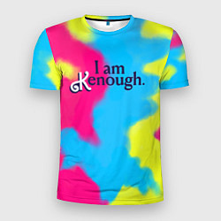 Футболка спортивная мужская I Am Kenough Tie-Dye, цвет: 3D-принт