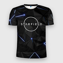 Мужская спорт-футболка Stafield logo black