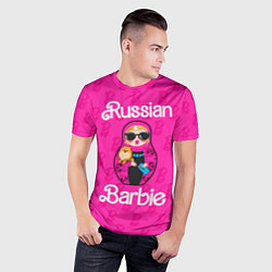 Футболка спортивная мужская Barbie russian, цвет: 3D-принт — фото 2