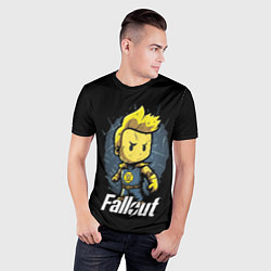 Футболка спортивная мужская Fallout boy, цвет: 3D-принт — фото 2