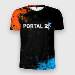 Мужская спорт-футболка Portal game