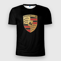 Мужская спорт-футболка Porsche car auto