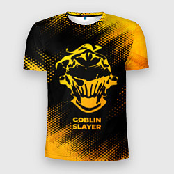 Мужская спорт-футболка Goblin Slayer - gold gradient