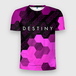 Мужская спорт-футболка Destiny pro gaming посередине