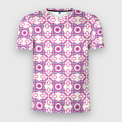 Мужская спорт-футболка Художественные цветы