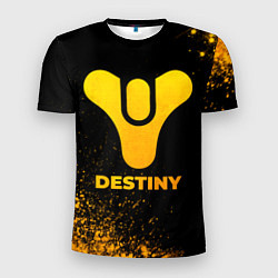 Мужская спорт-футболка Destiny - gold gradient