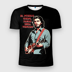 Мужская спорт-футболка Че Гевара с гитарой
