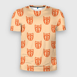 Футболка спортивная мужская Drawn Tiger, цвет: 3D-принт