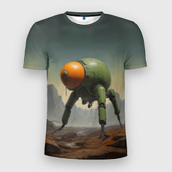 Футболка спортивная мужская Инопланетный шагоход, цвет: 3D-принт