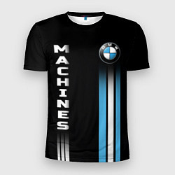 Футболка спортивная мужская BMW Premium, цвет: 3D-принт