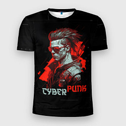 Футболка спортивная мужская Cyberpunk man, цвет: 3D-принт