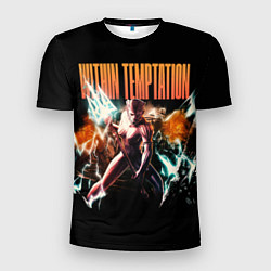 Мужская спорт-футболка Within Temptation the fire within