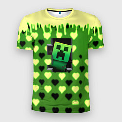 Мужская спорт-футболка Minecraft love toxic