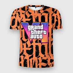 Мужская спорт-футболка GTA 6 граффити