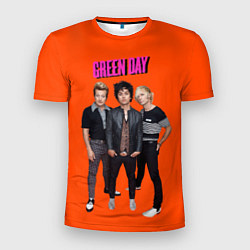 Футболка спортивная мужская Green Day trio, цвет: 3D-принт