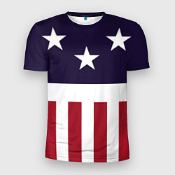 Мужская спорт-футболка Флаг Америки