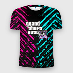 Мужская спорт-футболка GTA6 vice city game