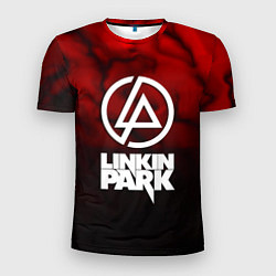 Футболка спортивная мужская Linkin park strom честер, цвет: 3D-принт
