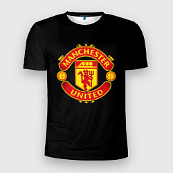 Футболка спортивная мужская Manchester United fc club, цвет: 3D-принт