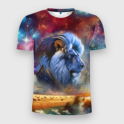 Мужская спорт-футболка Небесный лев