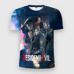 Мужская спорт-футболка Resident Evil game color