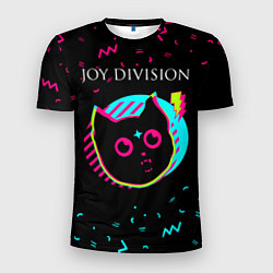 Мужская спорт-футболка Joy Division - rock star cat
