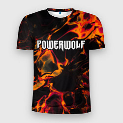 Мужская спорт-футболка Powerwolf red lava