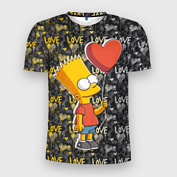 Мужская спорт-футболка Барт с шариком