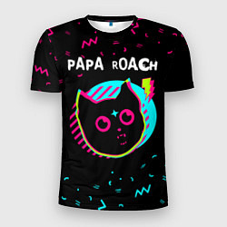 Мужская спорт-футболка Papa Roach - rock star cat