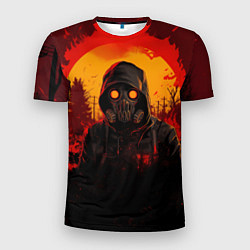 Мужская спорт-футболка Stalker 2 fire ghost