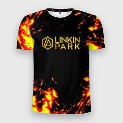 Футболка спортивная мужская Linkin park огненный стиль, цвет: 3D-принт