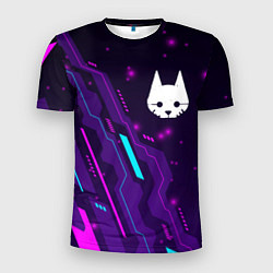 Футболка спортивная мужская Stray neon gaming, цвет: 3D-принт