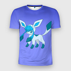 Мужская спорт-футболка Glaceon Pokemon