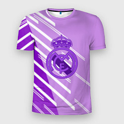 Мужская спорт-футболка Real Madrid текстура фк