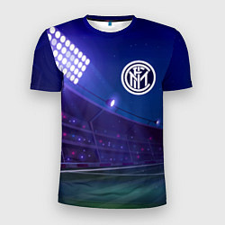 Футболка спортивная мужская Inter ночное поле, цвет: 3D-принт