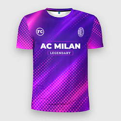 Мужская спорт-футболка AC Milan legendary sport grunge