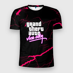 Мужская спорт-футболка GTA storm vice city