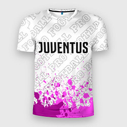 Мужская спорт-футболка Juventus pro football посередине