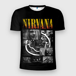 Футболка спортивная мужская Nirvana forever, цвет: 3D-принт