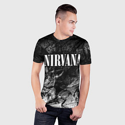 Футболка спортивная мужская Nirvana black graphite, цвет: 3D-принт — фото 2