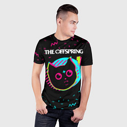 Футболка спортивная мужская The Offspring - rock star cat, цвет: 3D-принт — фото 2