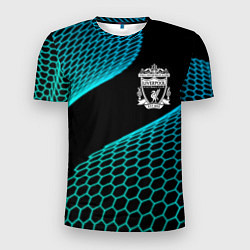 Футболка спортивная мужская Liverpool football net, цвет: 3D-принт