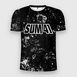 Мужская спорт-футболка Sum41 black ice